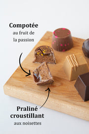 Coffret de 4 bonbons chocolat