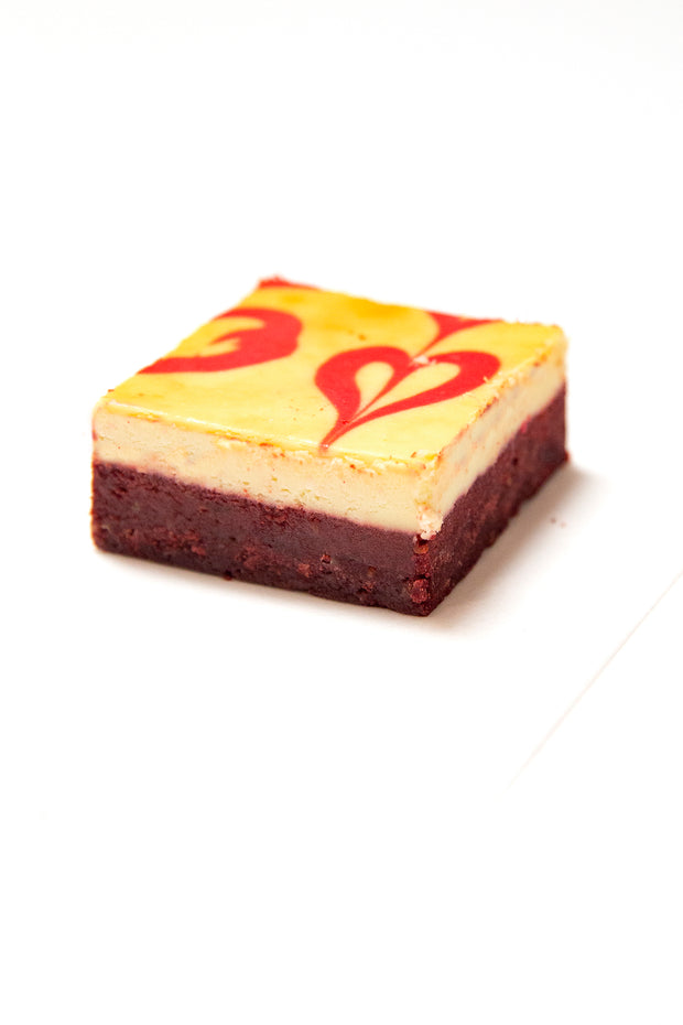 La boite de 6 brownies Red Velvet