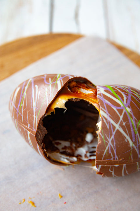 The marshmallow-caramel surprise egg - 280g