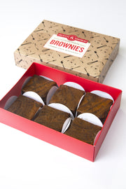 Gift box of 6 Spiced Pumpkin Brownies 